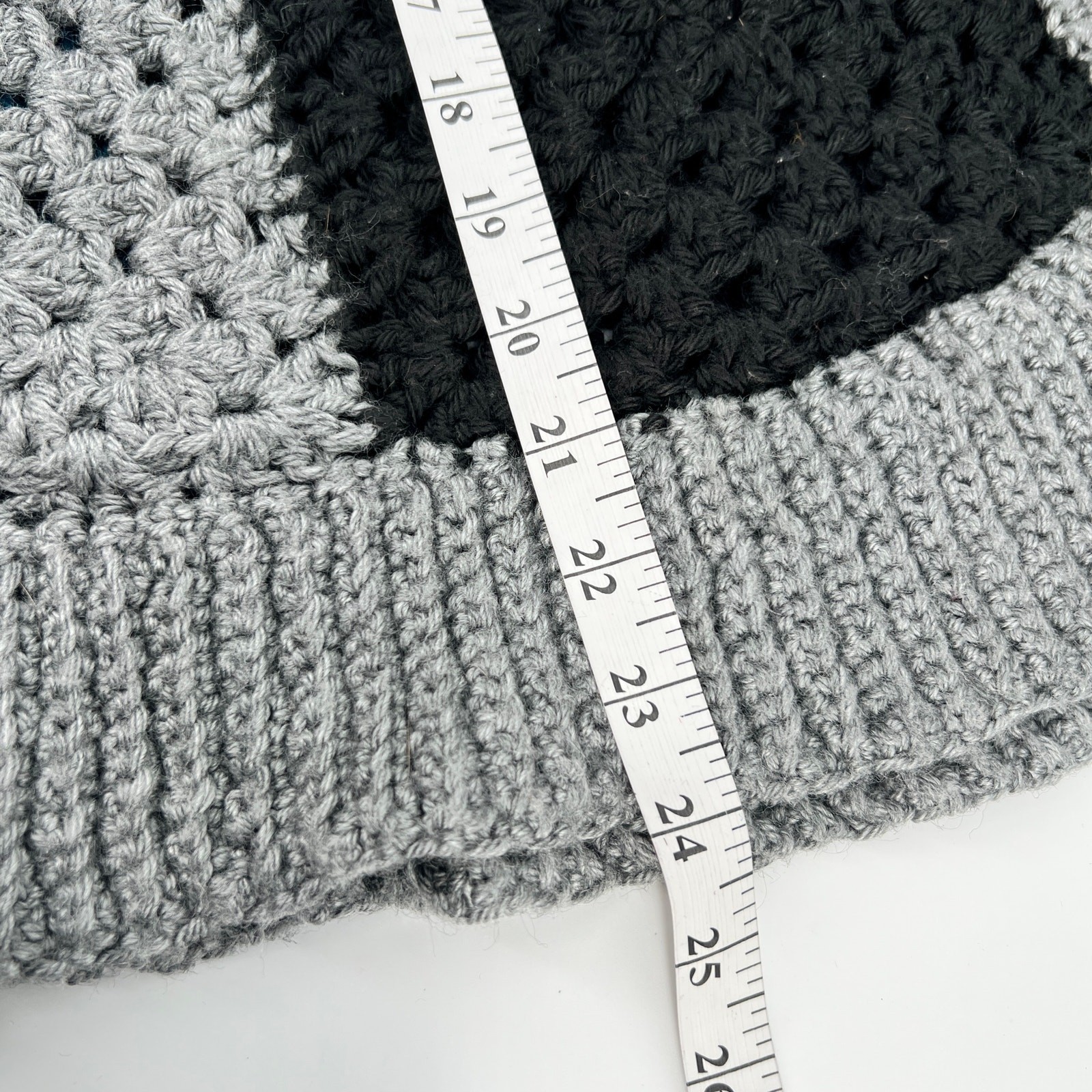 Handmade Patchwork Open Crochet Cardigan Sweater … - image 6