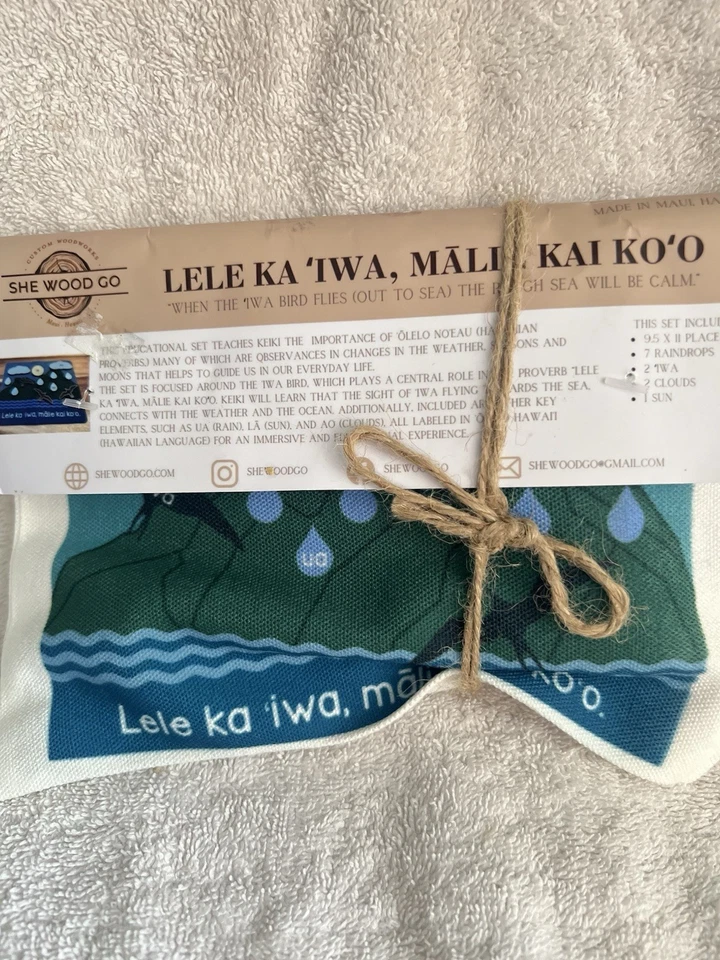 She Wood Go Pepe Ka ‘Iwa Malie Kai Ko’o Hawaiian Educational Rare Game New - Image 4 of 4