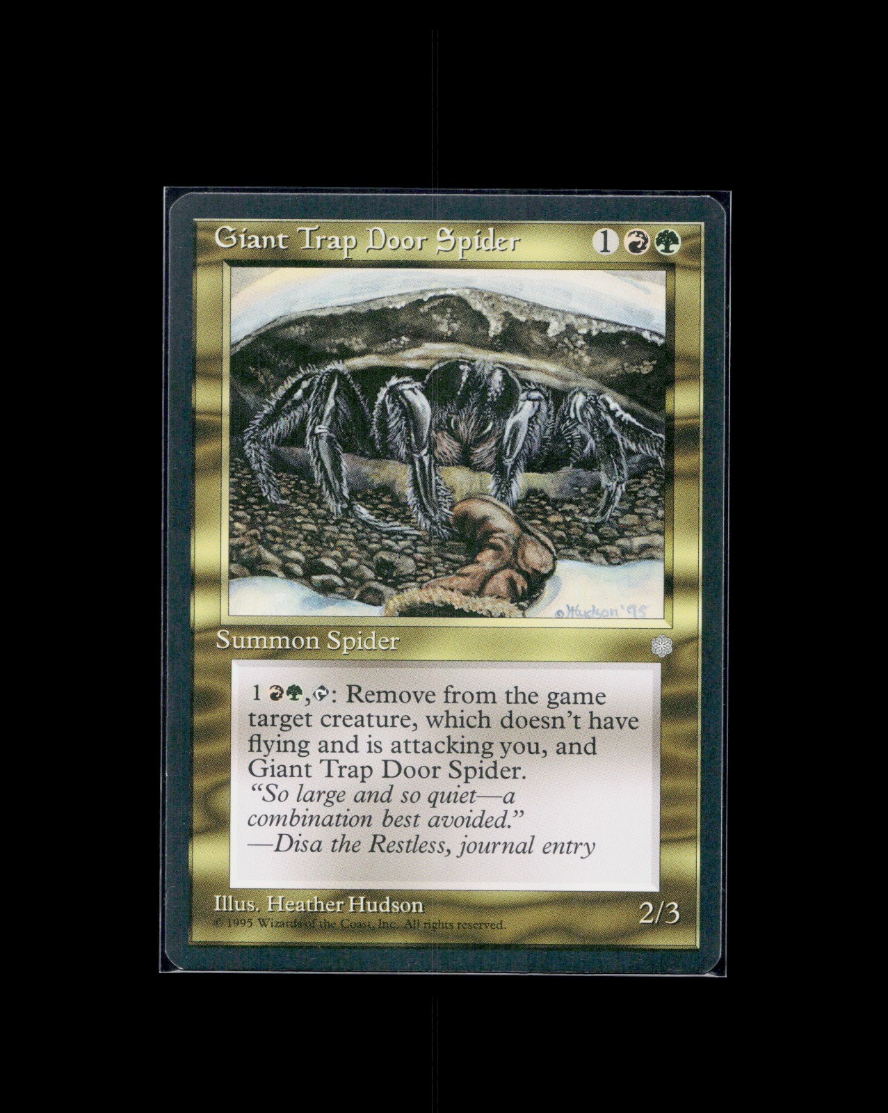Giant Trap Door Spider - Magic: The Gathering Ice Age