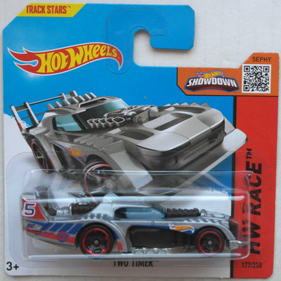 Hot Wheels Two Timer grau HW Race Neu/OVP Rennwagen Auto Car Mattel grey grigio