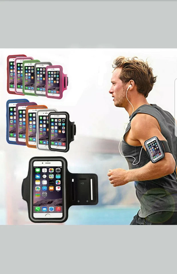 Funda Brazalete Ejercicio Brazo Banda Soporte Teléfono iPhone 7 y 8. Pantalla tamaño 4,7 Foto 2 de 4