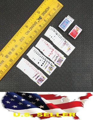 1/6 scale Poker Playing Cards for Joker stage property Hot toys Phicen US Seller