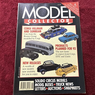 Model Collector Magazine January 1993
