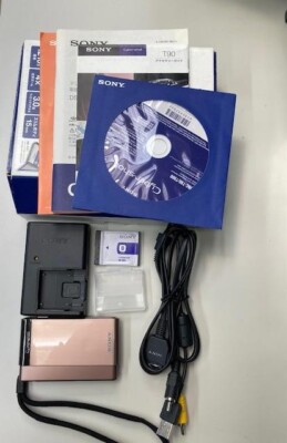 Sony Cyber Shot DSC-T90 brown Compact Digital Camera W/B Japanese