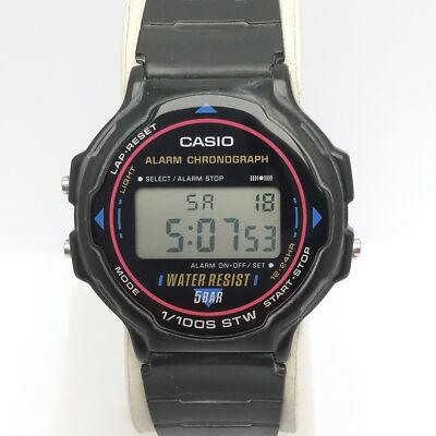 【80's VTG】 CASIO Alarm Chronograph W-250 Casio W-250, Module 108 | Vintage Watch Studio