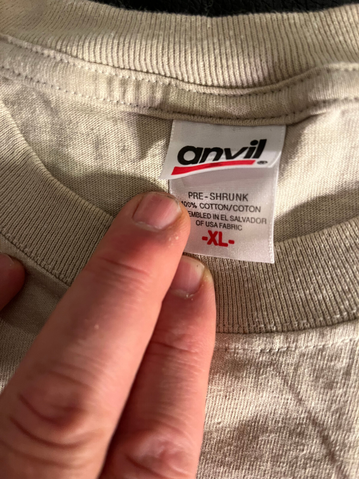 FILA T shirt auto Furniture Row Racing 00s anvil xl marrone rara NASCAR 77 87