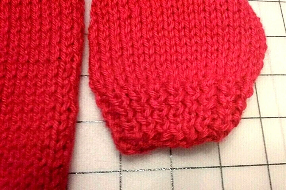 Nuevo Suéter Pullover Rojo Manga Raglán Árbol de Navidad Infantil Tejido a Mano 6M a 5T Foto 4 de 4