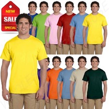 Hanes Mens T-Shirt ComfortBlend 50/50 EcoSmart Crewneck Tee S-4XL 5170