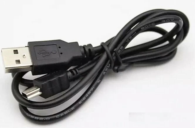 USB 2.0 Cable Type A to Mini B Male to Male 5 PIN for Camera Charge PS3 - Image 2 of 2