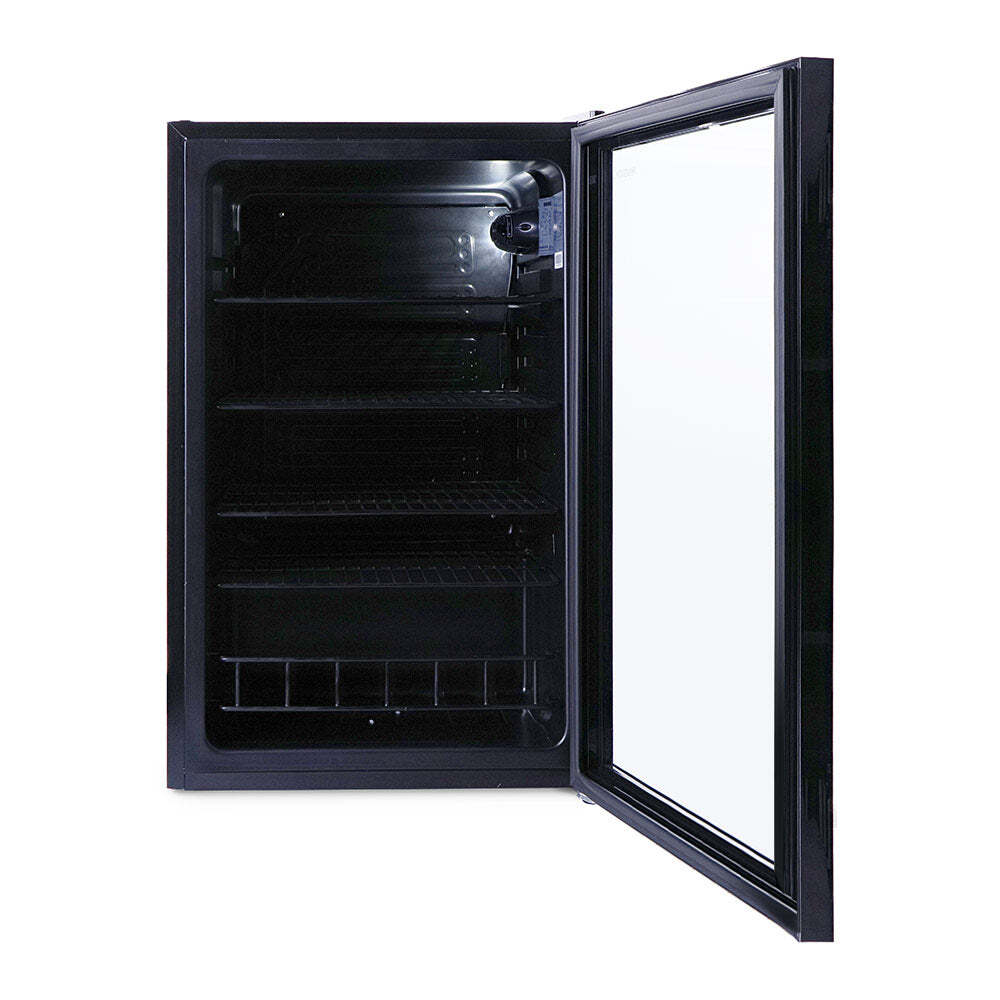Husky 130L Glass Door Under Counter Bar Fridge In Black (CKK130292BKAU.1) eBay
