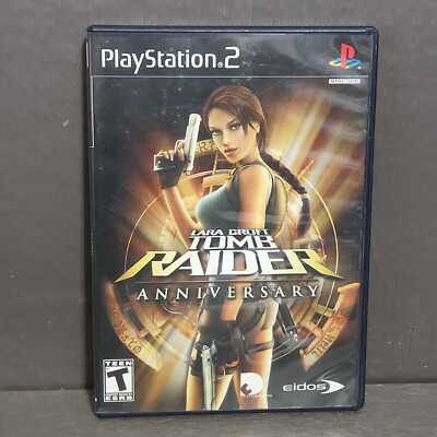 Lara Croft Tomb Raider Anniversary PlayStation 2 PS2 Game CIB