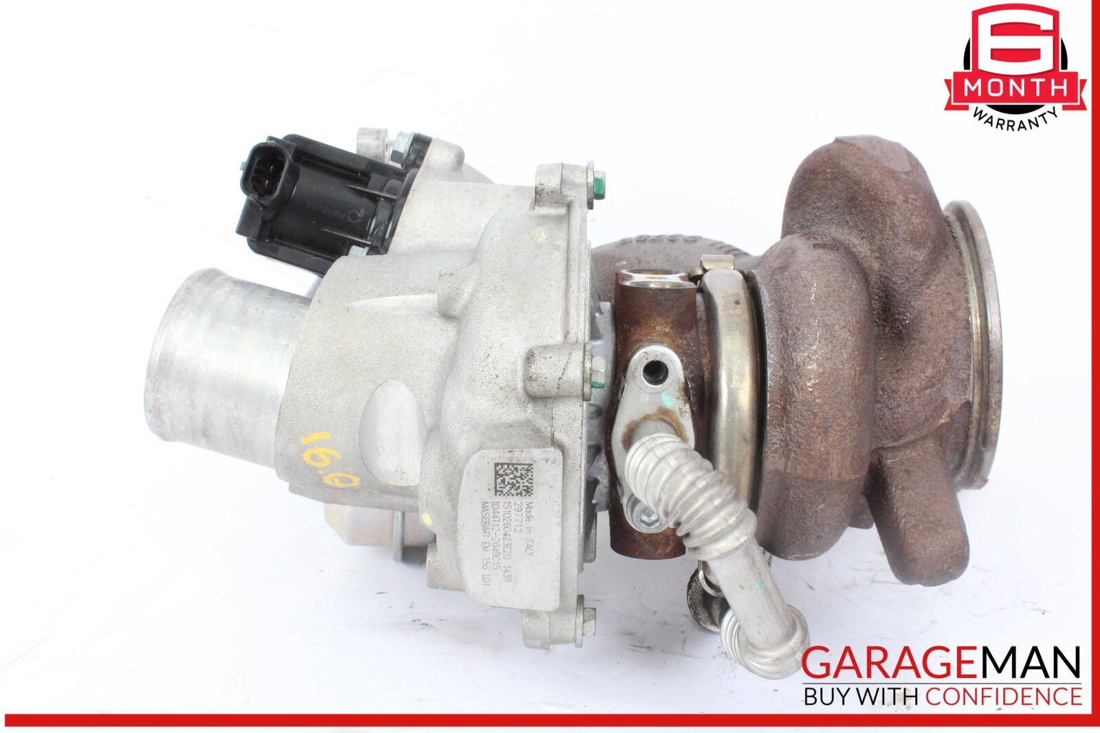 14-20 Maserati Quattroporte Ghibli Left Turbocharger Turbo Charger Manifold OEM