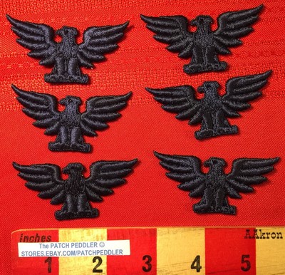 BLUE Eagle Patch Lot Of 6 ~ American Bald Eagle, Bird Emblem Of USA. 2 1/2'' 00Z3