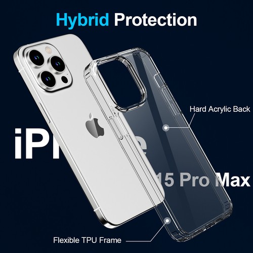 For iPhone 15 Pro Max/15 Plus/15 Phone Case Heavy Duty Shockproof Rugged Cover - Picture 38 of 38