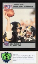 1990-91 Pro Set Super Bowl XXV Silver Anniversary #114 Mike Wagner - Steelers