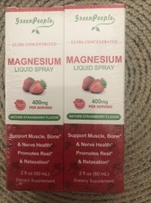 Magnesium Liquid Spray/400mg/Nature Strawberry Flavor/2 fl. oz/2 Pk./BB 01/2026