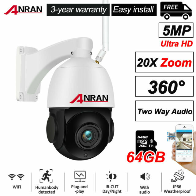 iLook 1080p Wireless WiFi Panoramic Night Vision Security System for ...