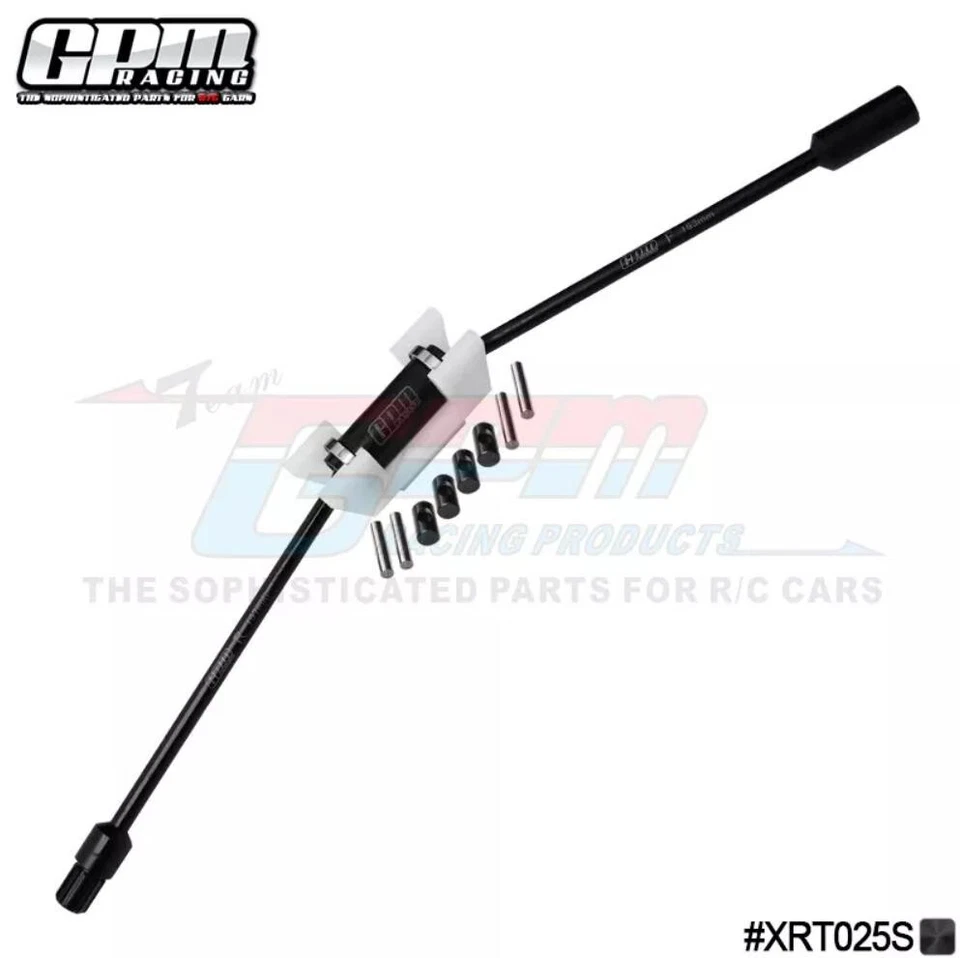 GPM 4140 Medium Carbon Steel Center Driveshaft Set For TRAXXAS 1/6 XRT 8S US RC - Image 2 of 4