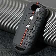 Silikon Auto Schlüssel Hülle Schwarz Für Mazda 2 3 Cx-3 Cx-5 Cx-7 Cx-9 Mx-5