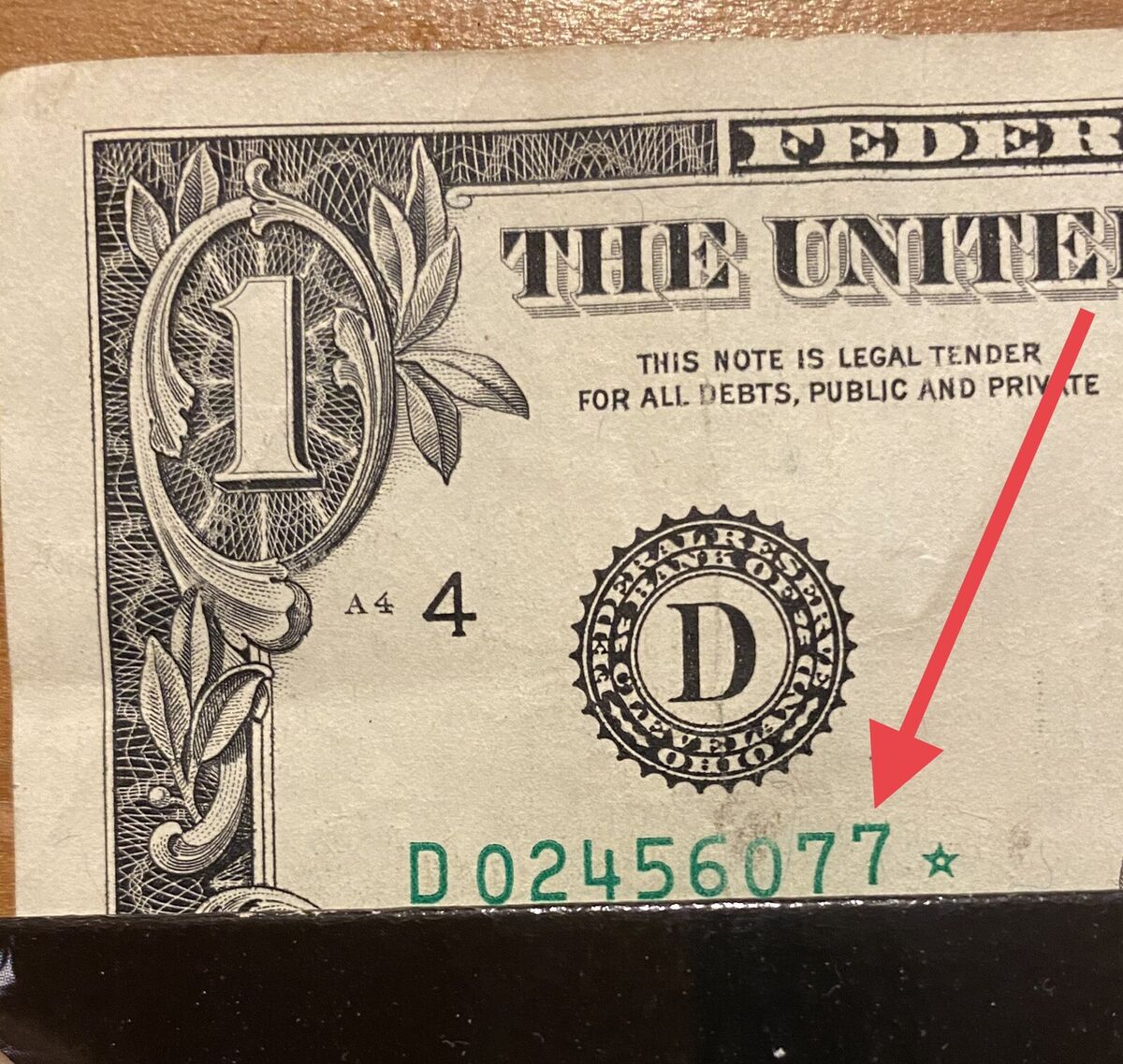 RARE 2013 D $1 STAR NOTE One Dollar Bill Stuck Digit RARE 2013 D $1 STAR NOTE One Dollar Bill Stuck Digit