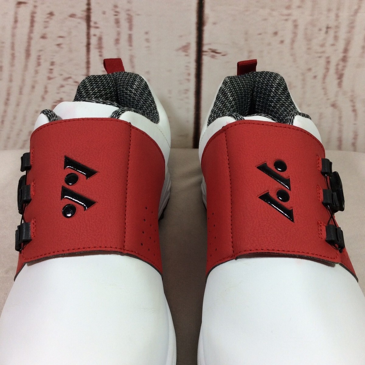 Lefus Golf Shoes Mens EU 45 US 11.5 White Crank Lace Waterproof Non Slip Comfort Elpaso - White – Duca del Cosma US main image 4