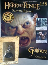 Herr Der Ringe Figurine : Gollum En Osgiliath (#158) Ovp + Cahier Eaglemoss Neuf