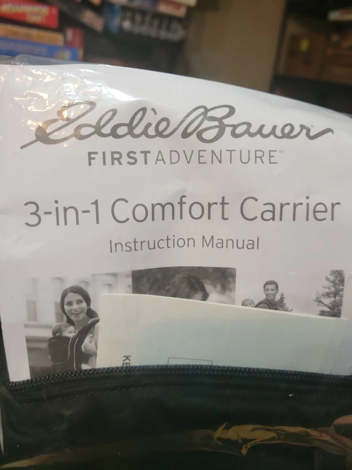 Portabebés Eddie Bauer negro 3 en 1 cómodo 0 - 48 meses 8 a 45 # Foto 2 de 3