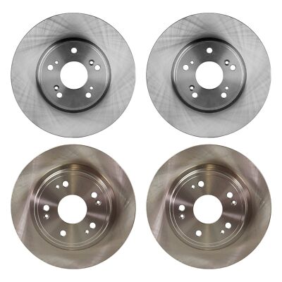 Front and Rear Brake Disc 4-Wheel Set for Honda Accord 2013-2020, Complete