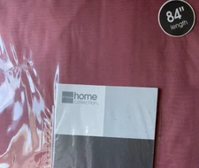 JCP HOME LISETTE SHEER PINCH PLEAT PANEL PAIR CURTAIN YUMA ROSE  120" x 84" NEW