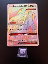 Carte Pokémon Bamboiselle GX 228/214 Rainbow SL10 Alliance Infaillible NEUF