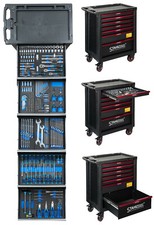 Stahlmayer Werkzeugwagen mit Werkzeug 236tlg. Werkstattwagen Rollwagen Werkbank