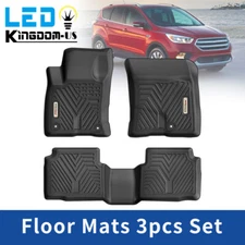 3D Floor Mats For 2020- 2025 2026 Ford Escape All Weather TPE Rubber Floor Liner