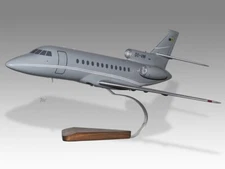 Dassault Falcon 900DX Desk Wood Airplane New Model Large Scale 1/48