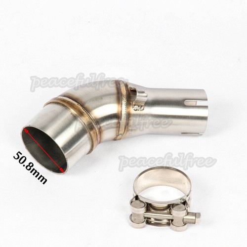 For Yamaha YZF R3 R25 MT03 MT25 2016-2025 Mid Link Pipe Slip On Exhaust Muffler - Picture 10 of 10