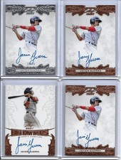 2015 Leaf Ultimate Draft JAVIER GUERRA Silver Foil RC Auto 18/25 Padres SS