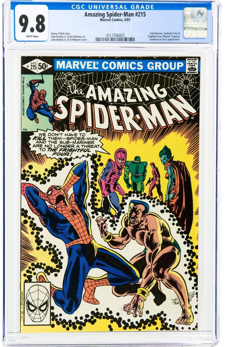 The Amazing Spider-Man #215 CGC 9.8 NM/MT(Marvel 1981) Doctor
