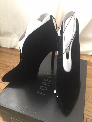 Forever 21 Velvet Booties | eBay