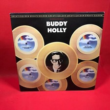 BUDDY HOLLY Golden Greats 1985 UK VINYL LP Peggy Sue Rave On best of Hits ~