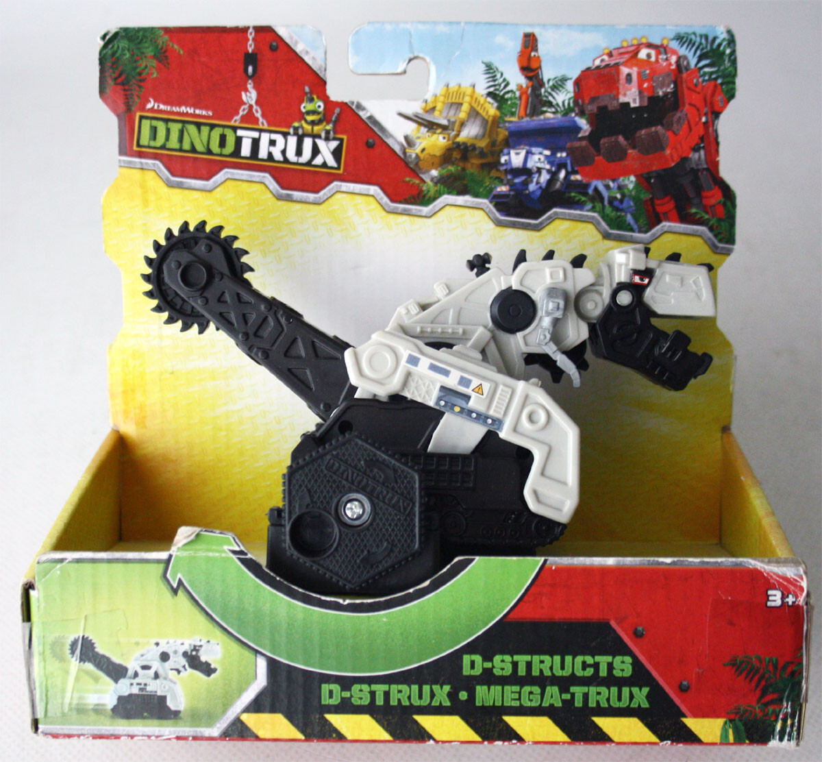 RARE DREAMWORKS DINOTRUX D-STRUCTS PULL BACK FIGURE MATTEL 2016