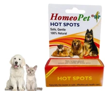 Homeopet  Natural Cats Dogs Remedy for Hot Spots Relief Drops