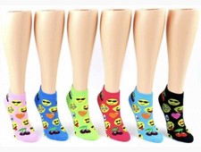 Emoji 3 Pairs Ankle Socks Women/ Girls