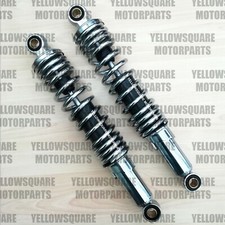 Rear Shock Absorbers Kawasaki KE100 KE125 KE 100 125 320mm Pin/Pin Shocks Chrome