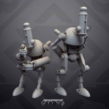 Tea Time Drones - Set of 2 | 35mm | SW Legions | DnD Miniatures | Tabletop