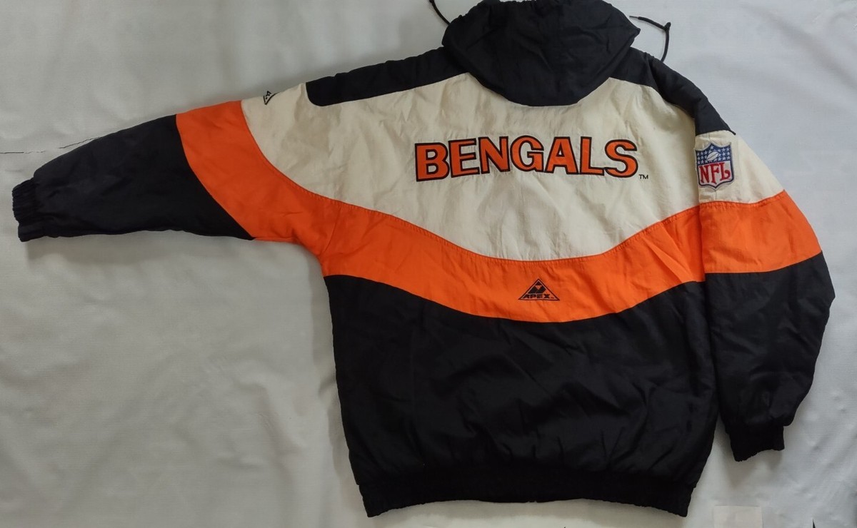 VTG APEX ONE PRO LINE CINCINNATI BENGALS FULL ZIPP WITH HOOD VTG APEX ONE PRO LINE CINCINNATI BENGALS FULL ZIPP WITH HOOD