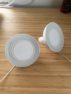 Pair of 2 Philips Hue Bloom White and Color Ambiance Smart Lamp, Dimmable
