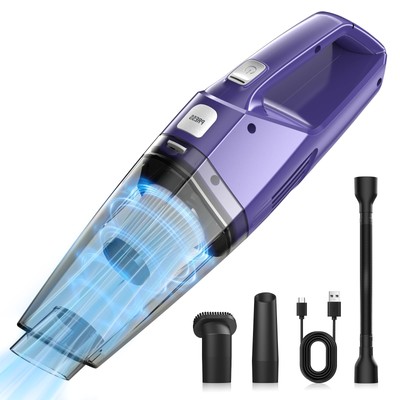 Handheld Vacuum Cordless   Car Vac Portable with 8KPA & Multi Accessories & L...