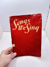 Songs We Sing Vintage Music Book Piano Hall  McCreary Co 1940 ORIGINAL