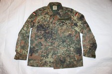 German Bundeswehr Flecktarn Jacket Camo Military Fleck Shirt Army Woodland Med