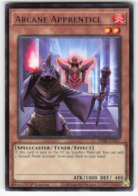 Arcane Apprentice (Super Rare) PHRE-EN057 Super Rare Phantom Revenge Yu-Gi-Oh NM