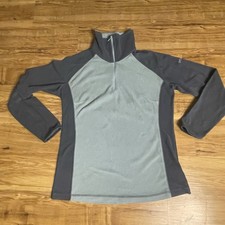 Columbia Women  s Pullover 1/4 Zip Lightweight Jacket Sz Large Fleece Sweatshirt